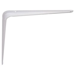 Console emboutie acier - L : 150 mm - H : 125 mm - blanc