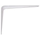 Console emboutie acier - L : 200 mm - H : 150 mm - blanc