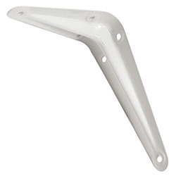 Console emboutie acier - L : 400 mm - H : 350 mm - blanc