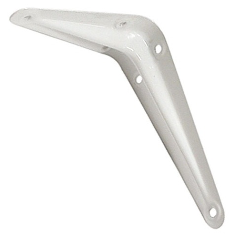 Console emboutie acier - L : 400 mm - H : 350 mm - blanc