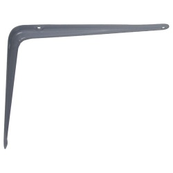 Console emboutie acier - L : 150 mm - H : 125 mm - gris