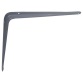 Console emboutie acier - L : 150 mm - H : 125 mm - gris