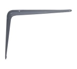 Console emboutie acier - L : 350 mm - H : 300 mm - gris