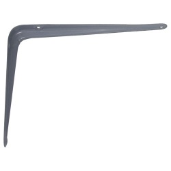 Console emboutie acier - L : 350 mm - H : 300 mm - gris