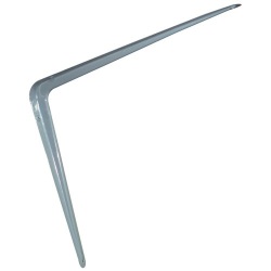 Console emboutie acier - L : 400 mm - H : 350 mm - gris