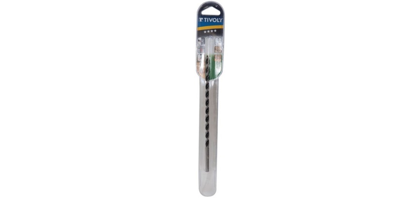 Foret bois - Technic - 3 pointes - queue cylindrique - D : 6 - L :  200 mm
