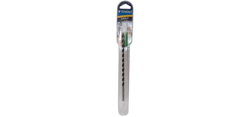 Foret bois - Technic - 3 pointes - queue cylindrique - D : 8 - L : 200 mm