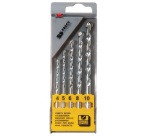 Foret béton - Acces - carbure - DIN8039 - coffret 5 pièces - D : 4 à 10 mm