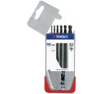 Foret métaux - Acces - HSS - Steam - coffret de 6 pièces - pointe en croix