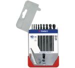 Foret métaux - Essential - HSS - Steam - coffret de 10 pièces - pointe en c