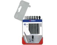 Foret métaux - Essential - HSS - Steam - coffret de 10 pièces - pointe en c