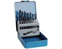 Foret métaux - Acces - HSS - laminés - coffret de 19 pièces - D : 1 à 10 mm