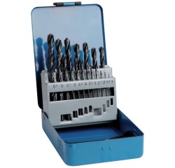 Foret métaux - Acces - HSS - laminés - coffret de 19 pièces - D : 1 à 10 mm