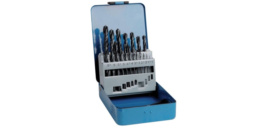 Foret métaux - Acces - HSS - laminés - coffret de 19 pièces - D : 1 à 10 mm