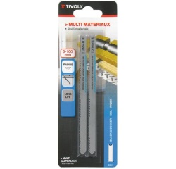 Lame de scie sauteuse - Technic - multimatérieaux - fixation en U - L : 132