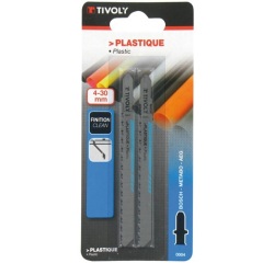 Lame de scie sauteuse - Technic - spécial plastique - fixation en T - lot d