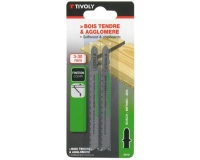 Lame de scie sauteuse - Essential - spécial bois - fixation en T - L : 100