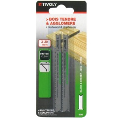 Lame de scie sauteuse - Essential - spécial bois - fixation en U - L : 100