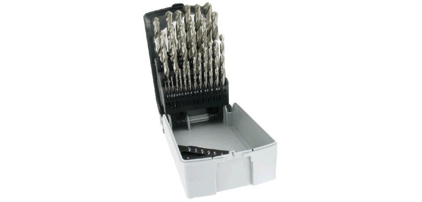 Foret métaux - Acces - HSS - coffret de 25 pièces  - pointe en croix - D :