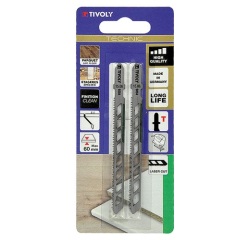 Lame de scie sauteuse - Technic - laser caut - spécial bois mélaminé - fixa