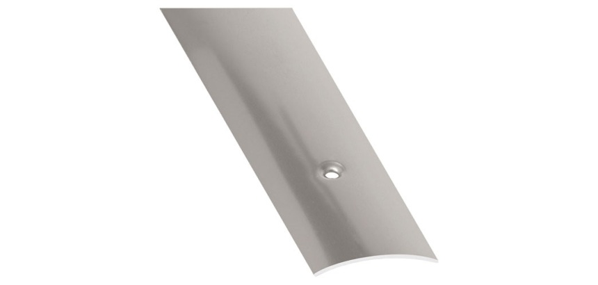 Barre de seuil à visser - L : 830 mm - l : 30 mm - inox