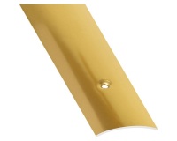 Barre de seuil à visser - L : 830 mm - l : 30 mm - acier laiton