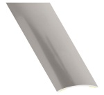 Barre de seuil adhésive - L : 830 mm - l : 30 mm - acier inox