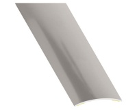 Barre de seuil adhésive - L : 830 mm - l : 30 mm - acier inox