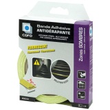 Bande adhésive antidérapante - fluorescente - L : 5 m - l : 25 mm
