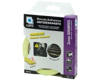 Bande adhésive antidérapante 5 m x 25 mm fluorescente