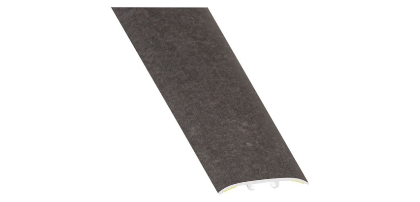 Barre de seuil universel - Design 2 en 1 - L 830 mm - l : 38 mm - aluminium