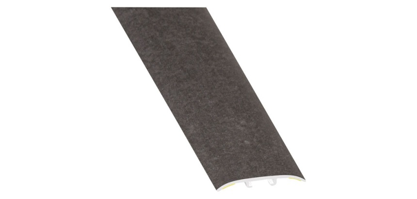 Barre de seuil universel - Design 2 en 1 - L 830 mm - l : 38 mm - aluminium