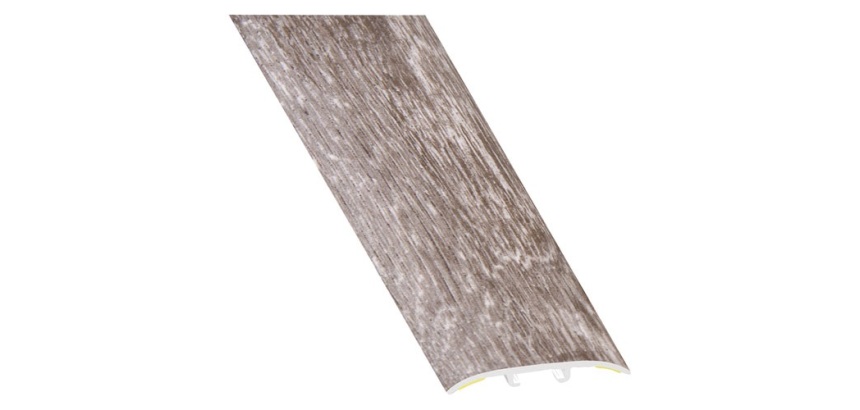 Barre de seuil universel - Design 2 en 1 - L 830 mm - l : 38 mm - aluminium