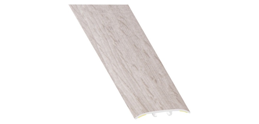 Barre de seuil universel - Design 2 en 1 - L 830 mm - l : 38 mm - aluminium