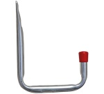 Crochet simple - mural - H 220 mm - P : 140 mm - D18 mm - gris