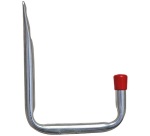 Crochet simple - mural - H 302 mm - P : 250 mm - D18 mm - gris