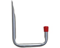 Crochet simple - mural - H 145 mm - P : 114 mm - D12 mm - gris