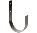 Crochet simple fer plat - H : 82 mm - H : 32 mm - l : 21 mm - ép.3 mm - gri