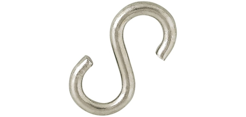 Crochet esse ouvert égal en acier zingué