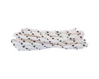Corde lance moteur - polyester pré-étiré - D4 mm - L : 2 m - blanc/noir