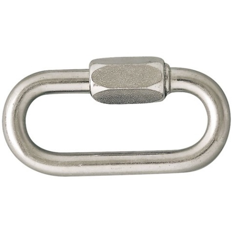 Maillon de jonction série normale - D4 mm - max  180 Kg - acier zingué - lo