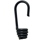 Crochet sandow - D9 mm - acier plastifié - noir - lot de 4