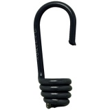 Crochet sandow - D9 mm - acier plastifié - noir - lot de 4