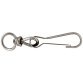 Porte-mousqueton - Simplex - à touret - L : 80 mm - acier zingé