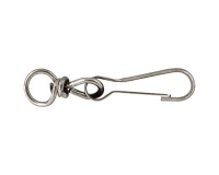 Porte-mousqueton simplex à touret - 90 mm - acier zingué