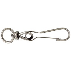 Porte-mousqueton simplex à touret - 90 mm - acier zingué