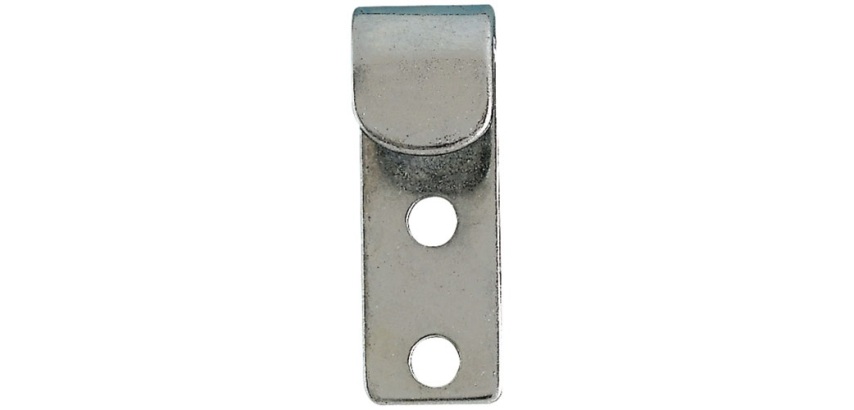 Crochet de bâche - L : 41 mm  - l : 15 mm - acier zingué - lot de 2