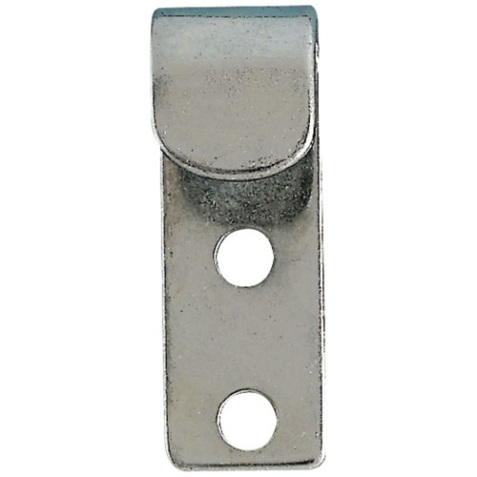 Crochet de bâche - L : 41 mm  - l : 15 mm - acier zingué - lot de 2