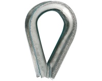 Cosse-cœur standard - base l : 11 mm - acier zingué