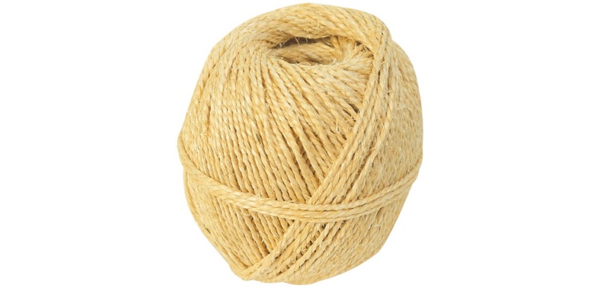 Ficelle sisal - L : 36 m environs - D : 2 mm - 100 g
